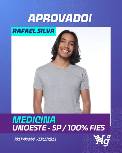 Arte de estudante aprovado do HG6
