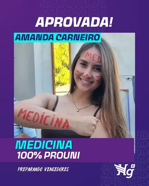 Arte de estudante aprovado do HG6