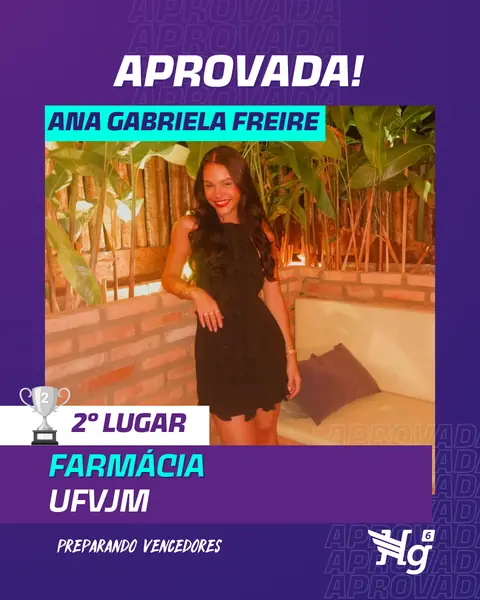 Arte de estudante aprovado do HG6