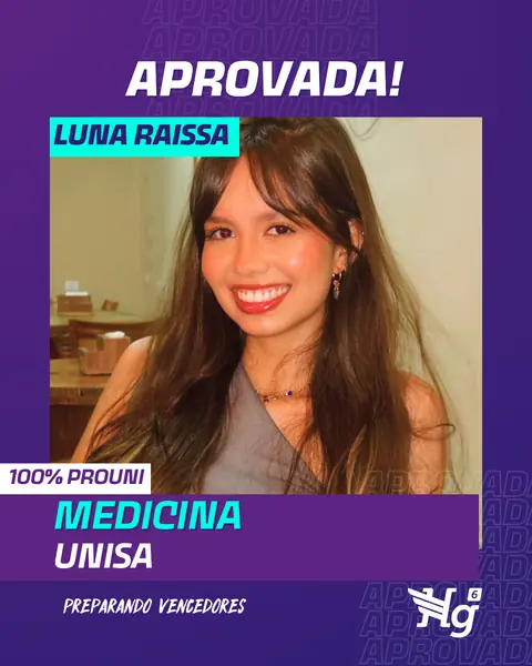 Arte de estudante aprovado do HG6