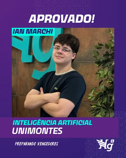 Arte de estudante aprovado do HG6