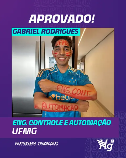 Arte de estudante aprovado do HG6