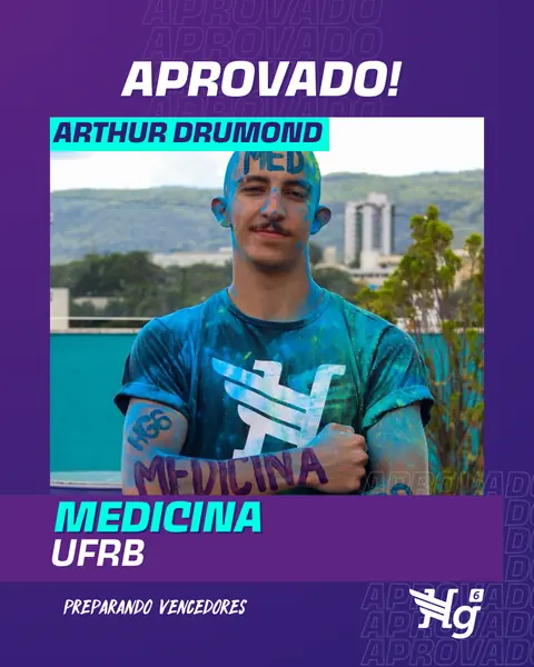 Arte de estudante aprovado do HG6