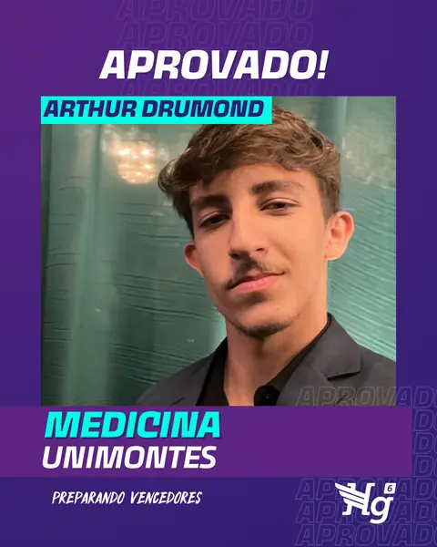 Arte de estudante aprovado do HG6
