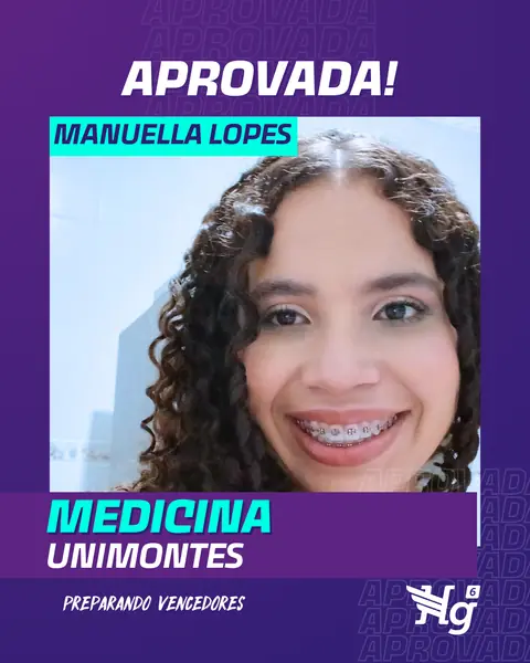 Arte de estudante aprovado do HG6