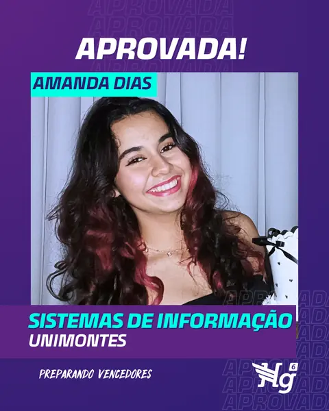 Arte de estudante aprovado do HG6