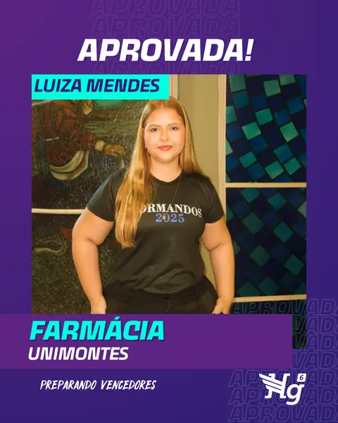 Arte de estudante aprovado do HG6