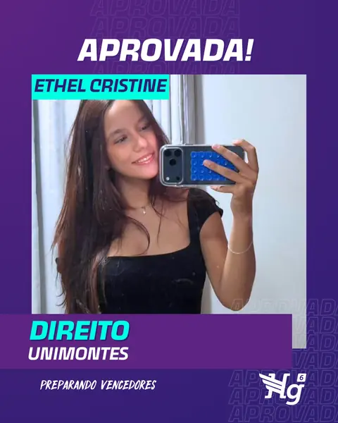 Arte de estudante aprovado do HG6