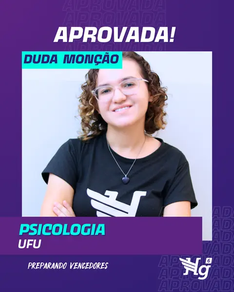 Arte de estudante aprovado do HG6