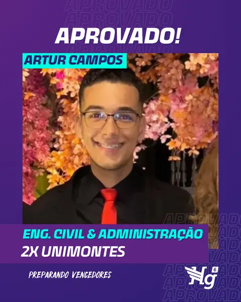 Arte de estudante aprovado do HG6