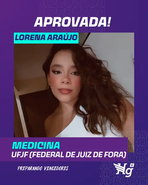 Arte de estudante aprovado do HG6