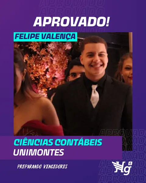Arte de estudante aprovado do HG6