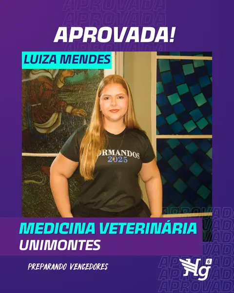 Arte de estudante aprovado do HG6