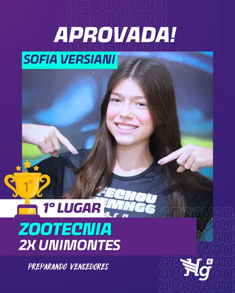 Arte de estudante aprovado do HG6