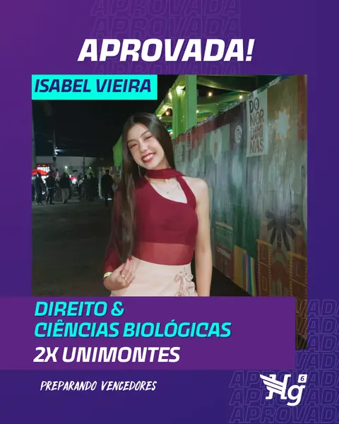 Arte de estudante aprovado do HG6