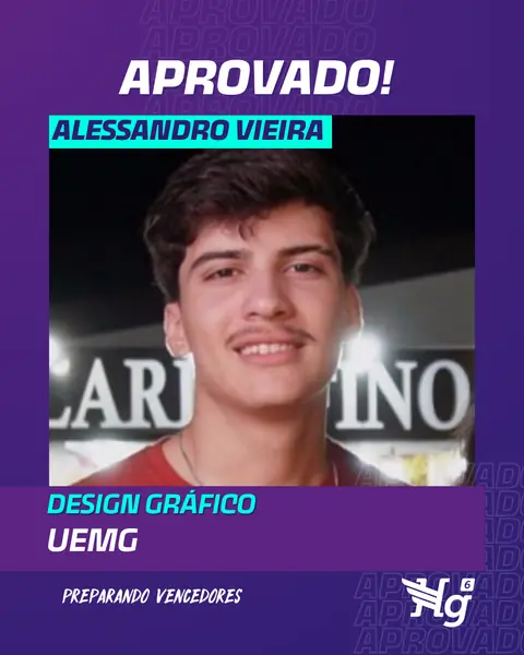 Arte de estudante aprovado do HG6