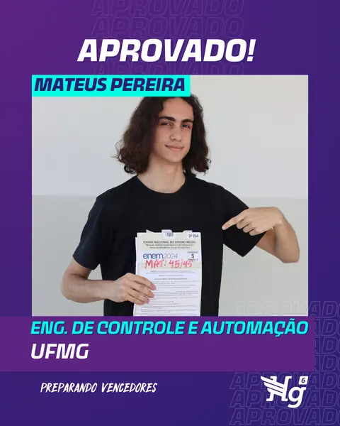 Arte de estudante aprovado do HG6
