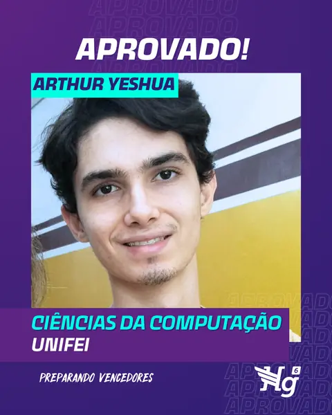 Arte de estudante aprovado do HG6