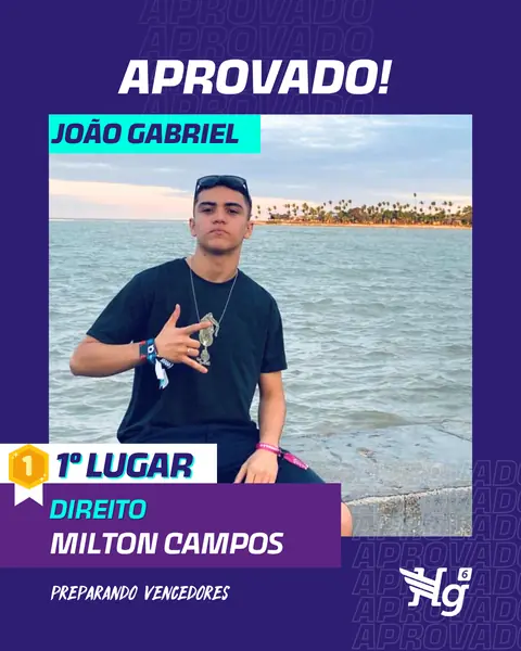 Arte de estudante aprovado do HG6