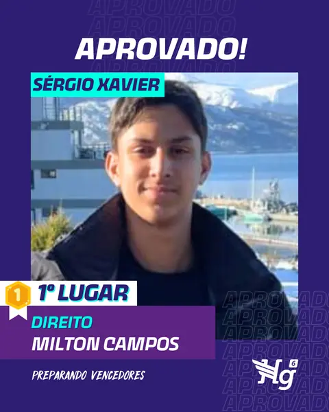 Arte de estudante aprovado do HG6