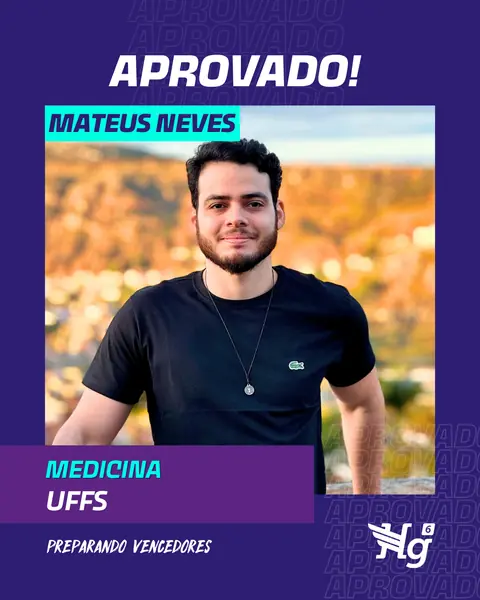 Arte de estudante aprovado do HG6
