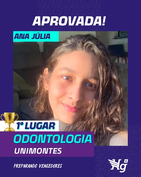 Arte de estudante aprovado do HG6