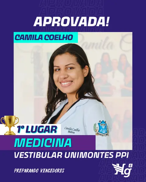 Arte de estudante aprovado do HG6