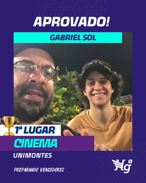Arte de estudante aprovado do HG6