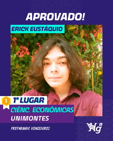 Arte de estudante aprovado do HG6