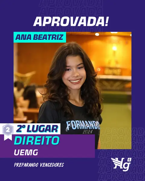 Arte de estudante aprovado do HG6