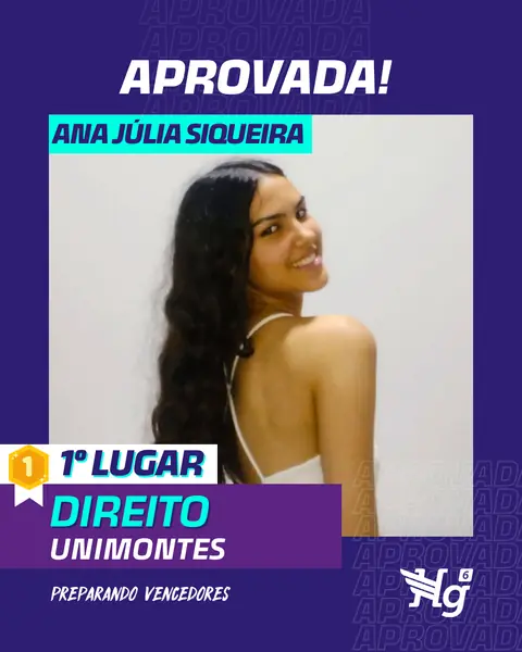 Arte de estudante aprovado do HG6