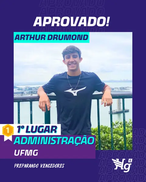 Arte de estudante aprovado do HG6