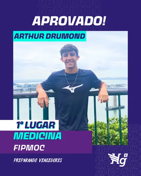 Arte de estudante aprovado do HG6