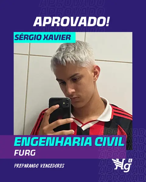 Arte de estudante aprovado do HG6