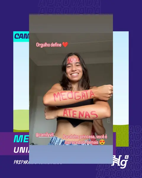 Arte de estudante aprovado do HG6
