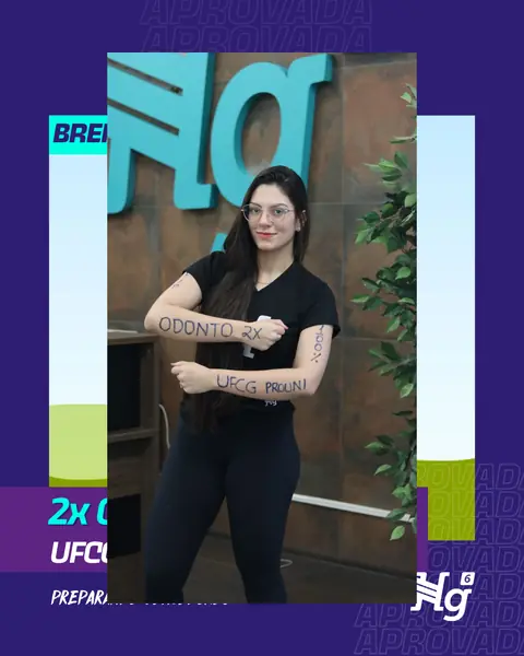 Arte de estudante aprovado do HG6