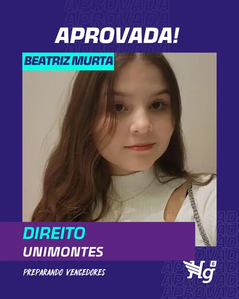 Arte de estudante aprovado do HG6