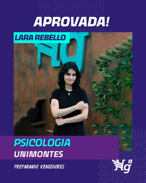 Arte de estudante aprovado do HG6