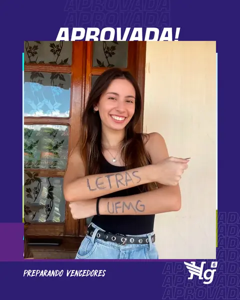 Arte de estudante aprovado do HG6