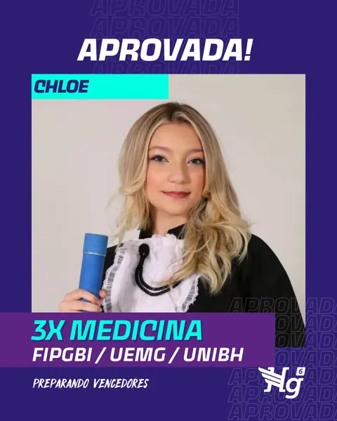 Arte de estudante aprovado do HG6