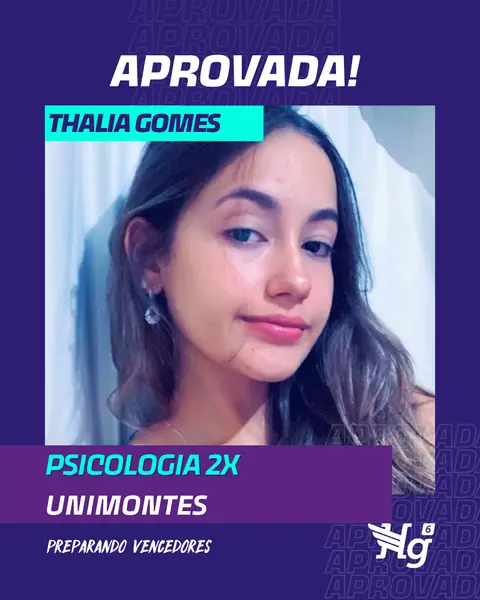 Arte de estudante aprovado do HG6
