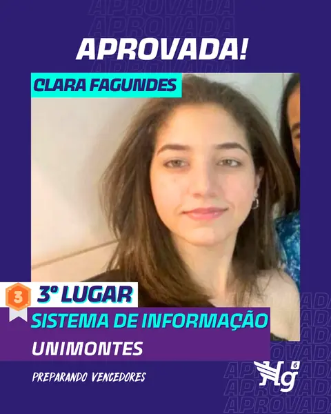 Arte de estudante aprovado do HG6