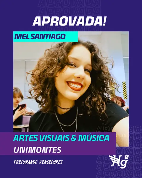Arte de estudante aprovado do HG6