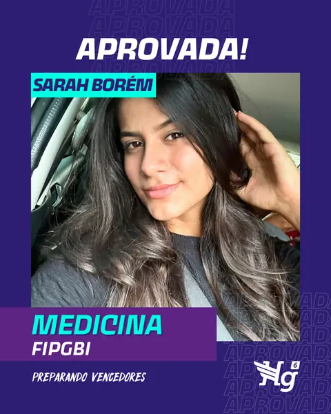 Arte de estudante aprovado do HG6