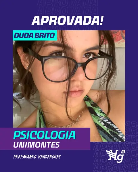 Arte de estudante aprovado do HG6
