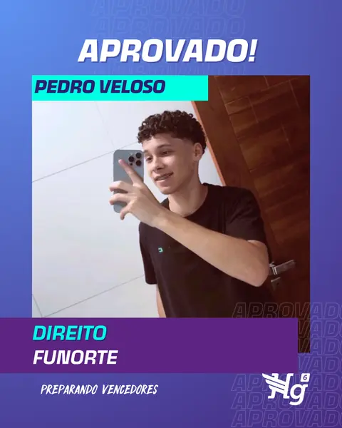 Arte de estudante aprovado do HG6