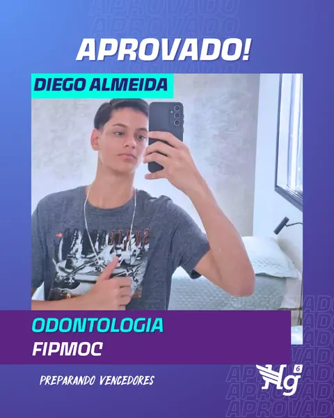Arte de estudante aprovado do HG6
