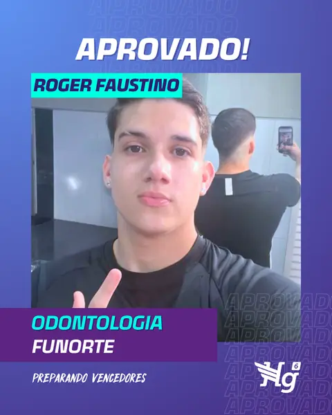Arte de estudante aprovado do HG6