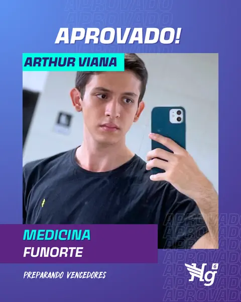 Arte de estudante aprovado do HG6