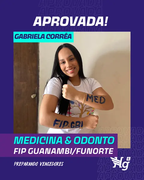 Arte de estudante aprovado do HG6